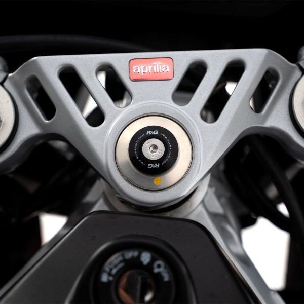 R&G Top Yoke Cap for Aprilia RSV4 1100 Factory '19- & Moto Guzzi V85TT '19-